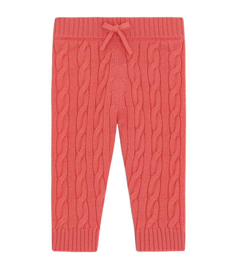 Dolce & Gabbana Dolce & Gabbana Kids Virgin Wool Cable-Knit Sweatpants (3-30 Months)