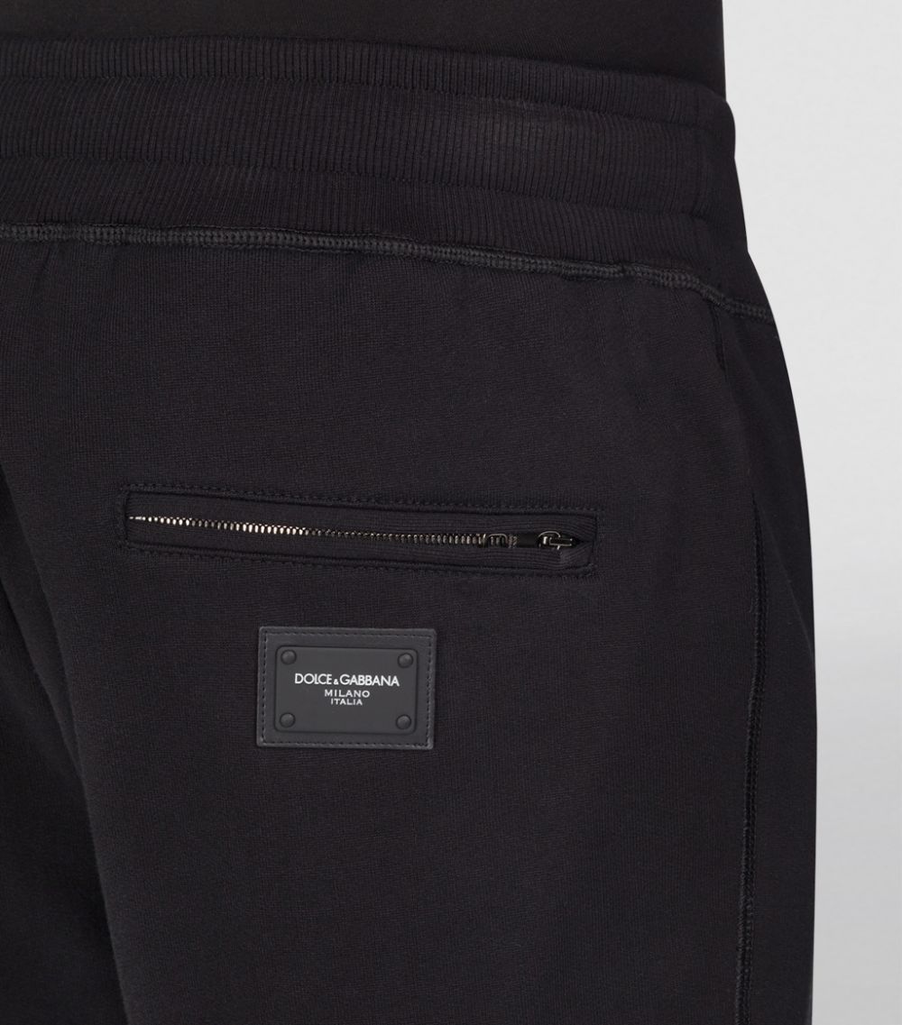 Dolce & Gabbana Dolce & Gabbana Cotton Logo-Plaque Sweatpants