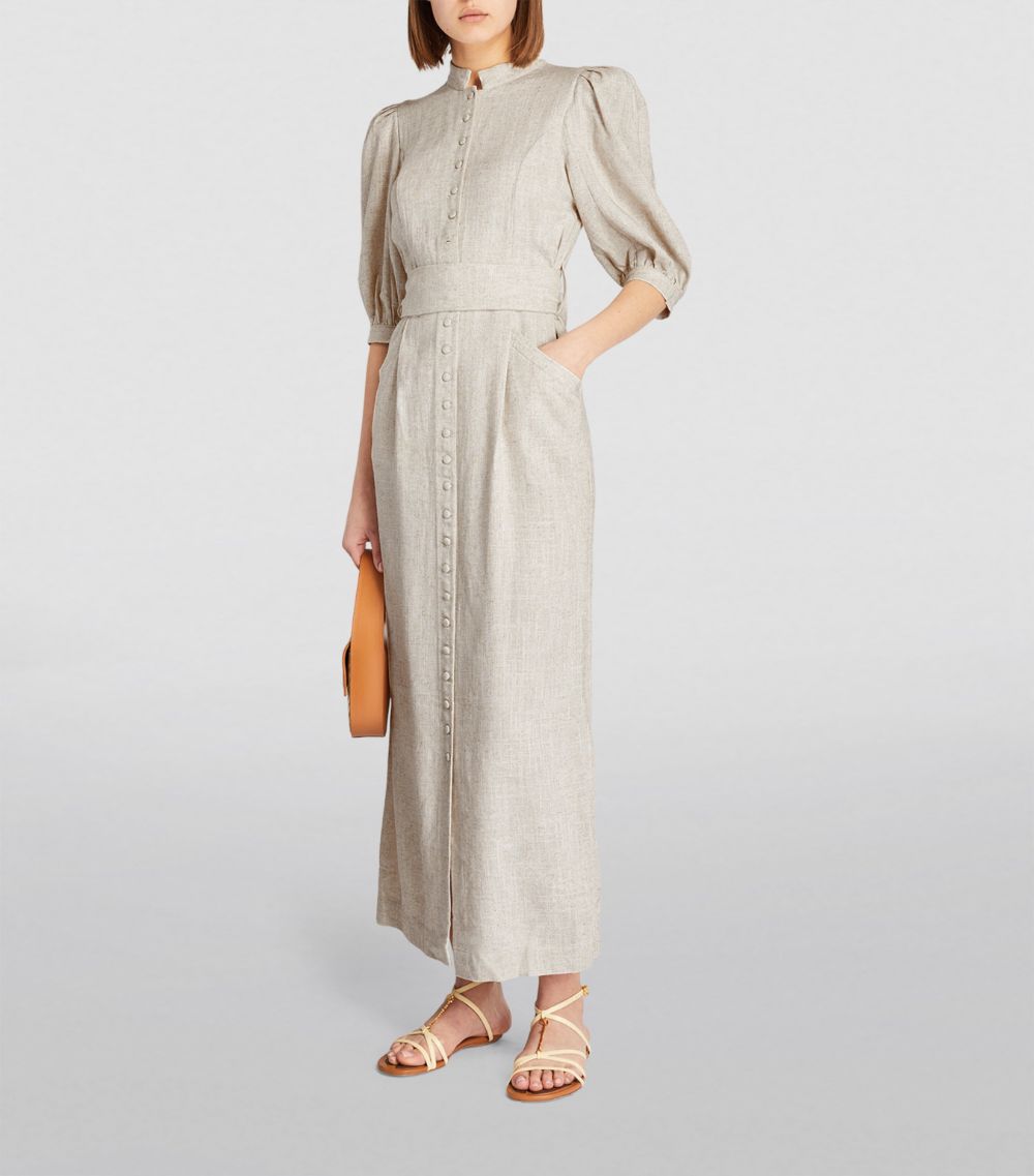 Destree Destree Dest M Amoako Hslv Long Linen Dress