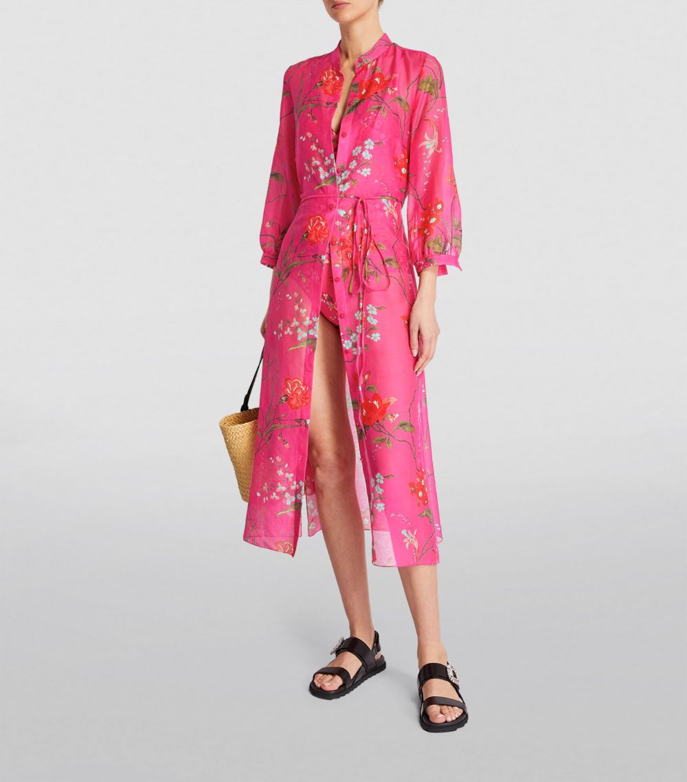 Erdem Erdem Cotton-Silk Floral Dress