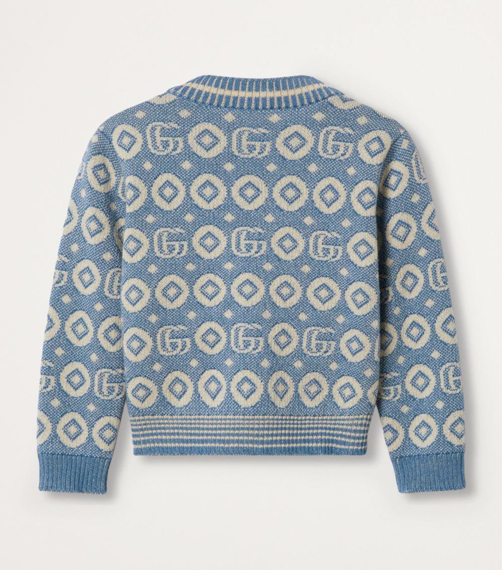 Gucci Gucci Kids Cotton Double G Cardigan (4-12 Years)