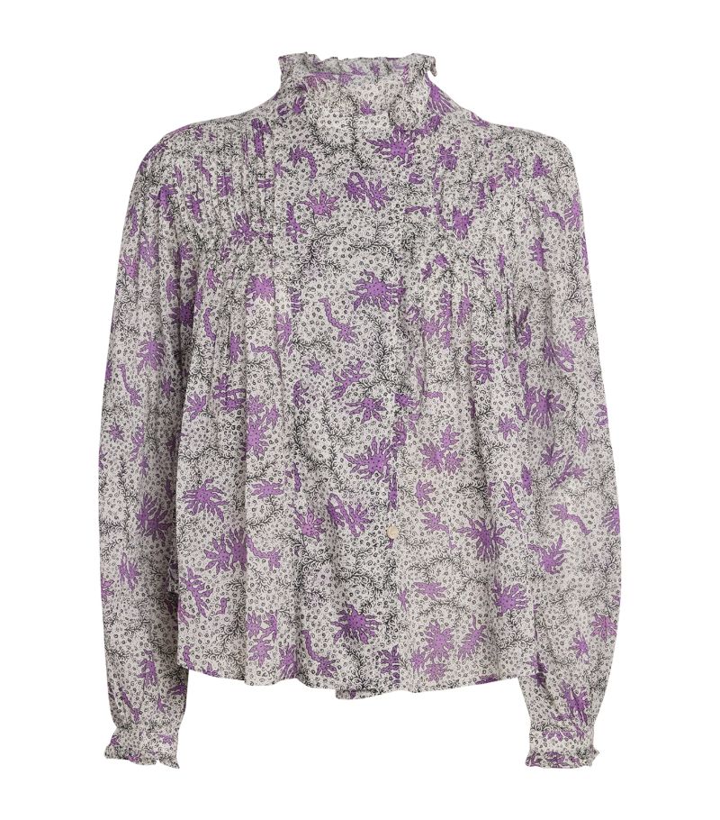 Marant Étoile Marant Étoile Cotton Printed Dubna Blouse