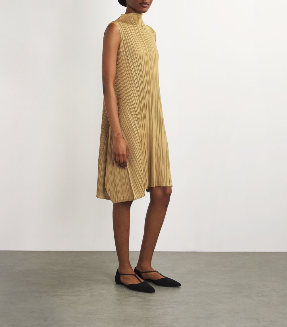 Pleats Please Issey Miyake Pleats Please Issey Miyake Mellow Pleats Sleeveless Dress