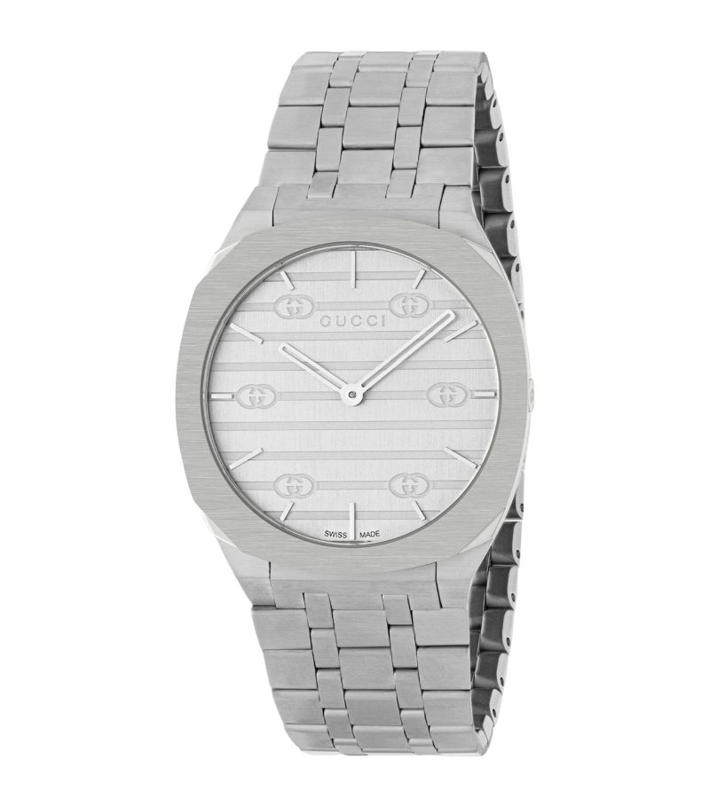 Gucci Gucci Stainless Steel Gucci 25H Watch 34Mm