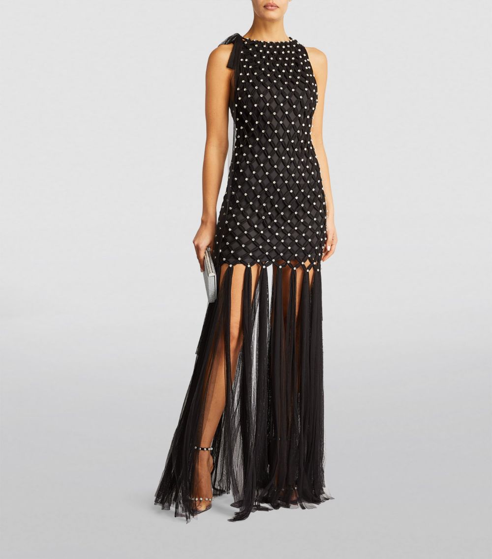 Huishan Zhang Huishan Zhang Embellished Uma Maxi Dress