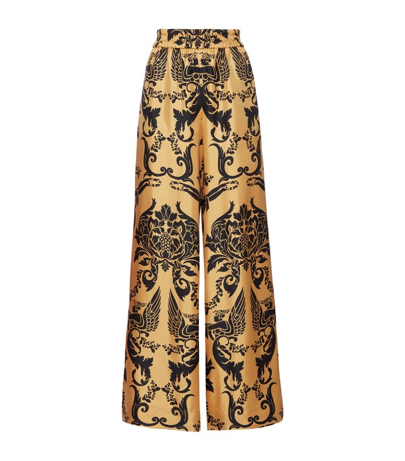 La Doublej La Doublej Silk Palazzo Trousers