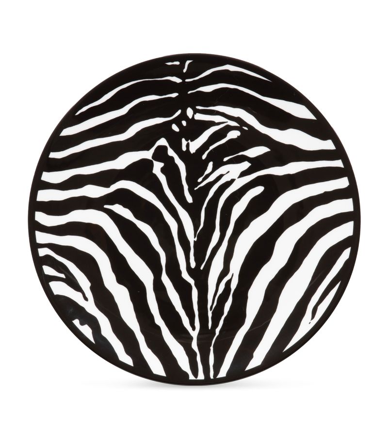  Dolce & Gabbana Casa Porcelain Zebra Charger Plate (31Cm)