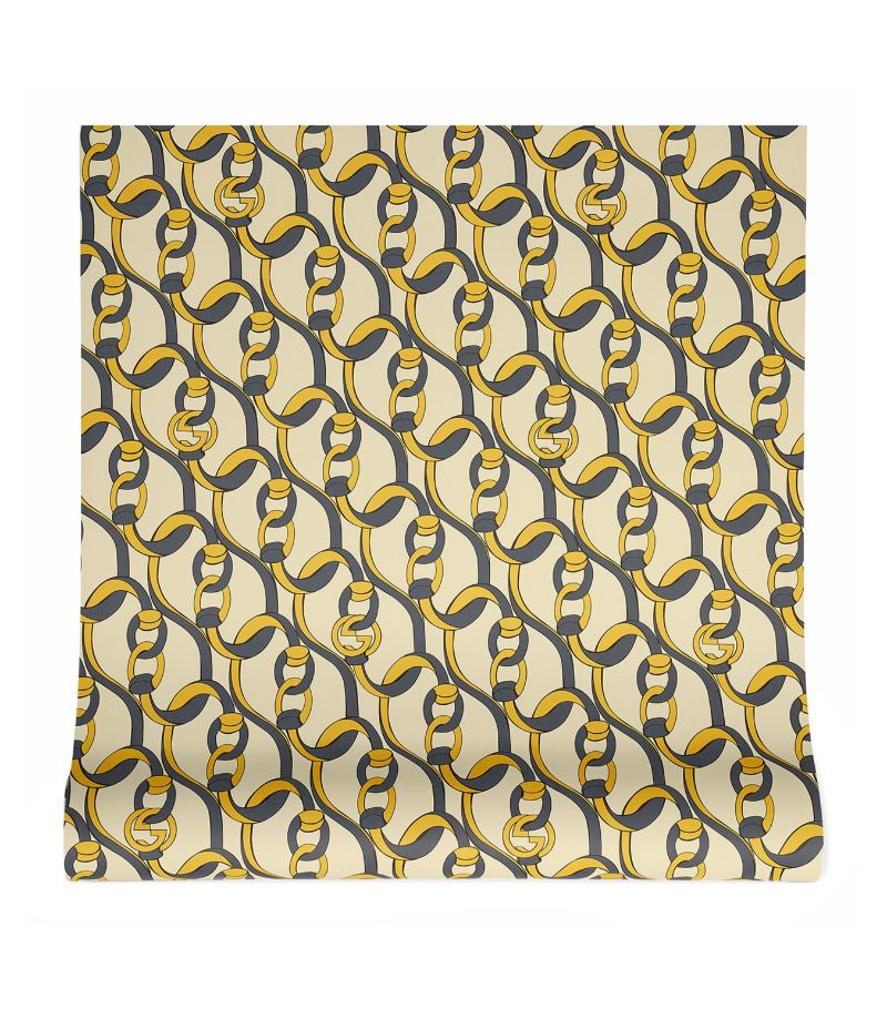 Gucci Gucci Interlocking G Chain Print Wallpaper