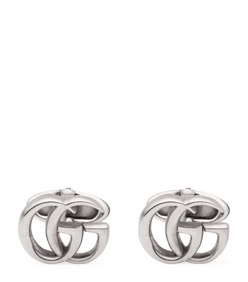 Gucci Gucci Sterling Silver Double G Cufflinks