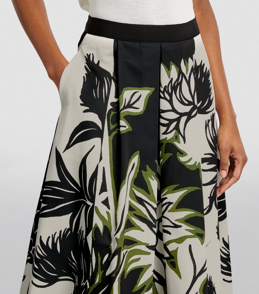 Max & Co. Max & Co. Floral Print Midi Skirt