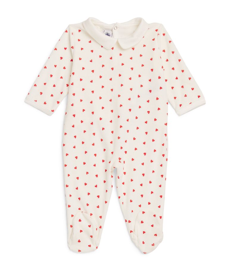  Petit Bateau Velour Pyjama All-In-One (3-18 Months)