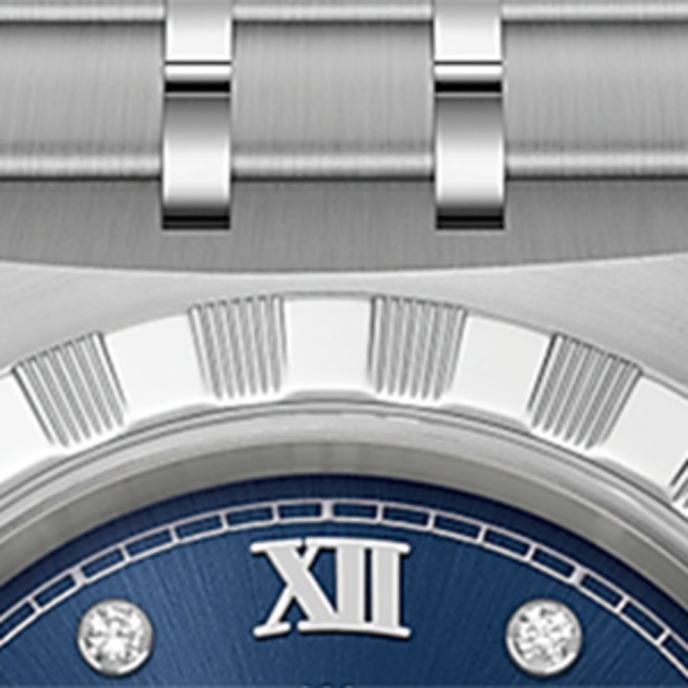 Tudor Tudor Royal Stainless Steel And Diamond Watch 34Mm