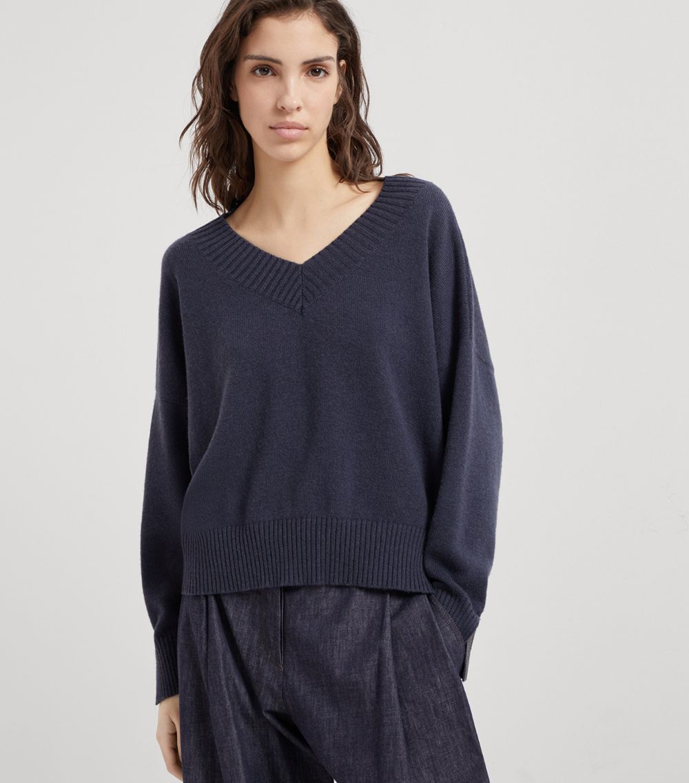 Brunello Cucinelli Brunello Cucinelli Cashmere V-Neck Sweater