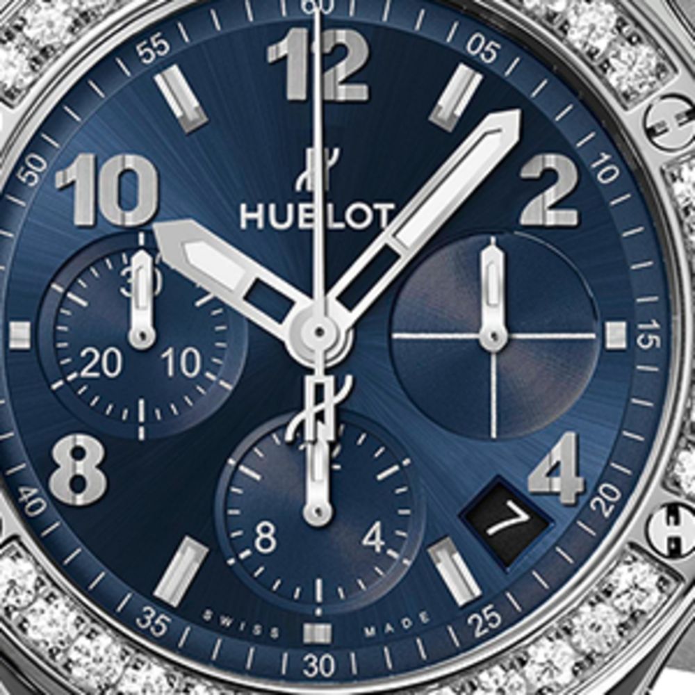 Hublot Hublot Stainless Steel and Diamond Big Bang Watch 41mm