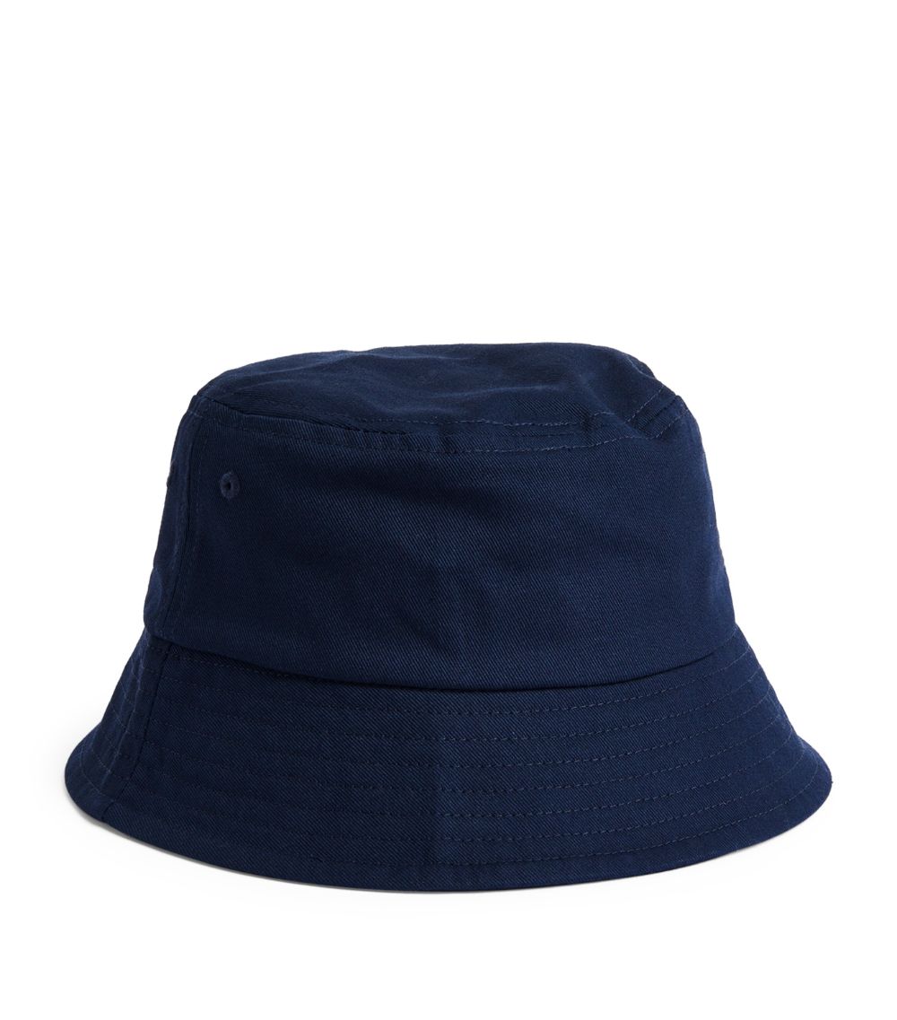 Kenzo Kids Kenzo Kids Cotton Logo Bucket Hat