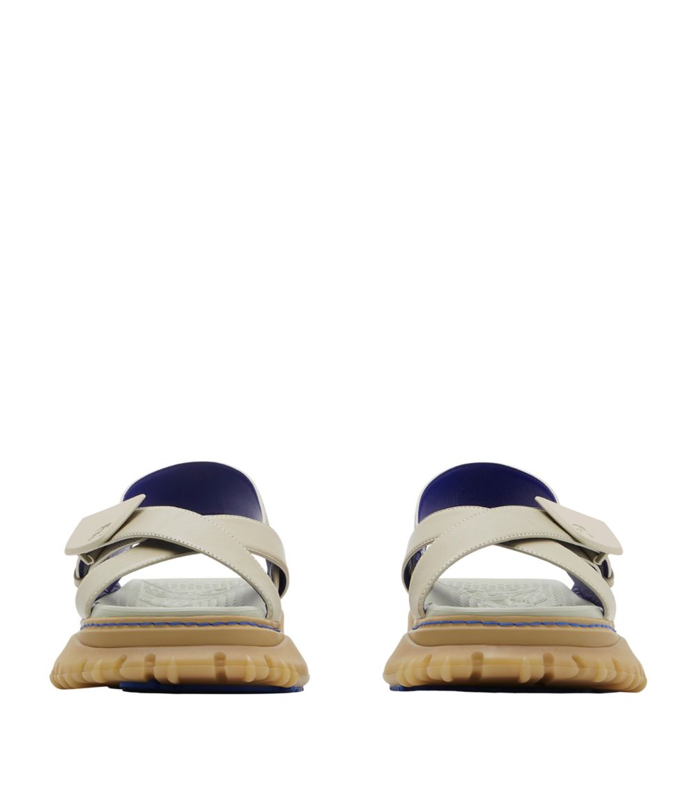 Burberry Burberry Leather Pebble Sandals