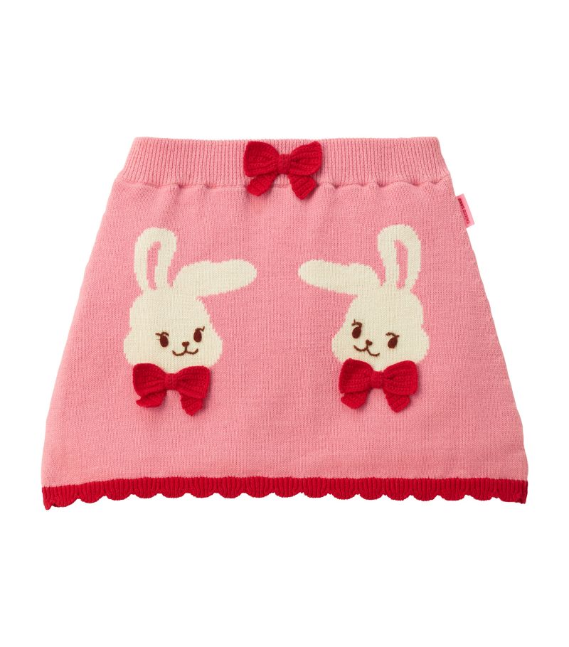 Miki House Miki House Cotton Knitted Bunny Skirt (2-7 Years)