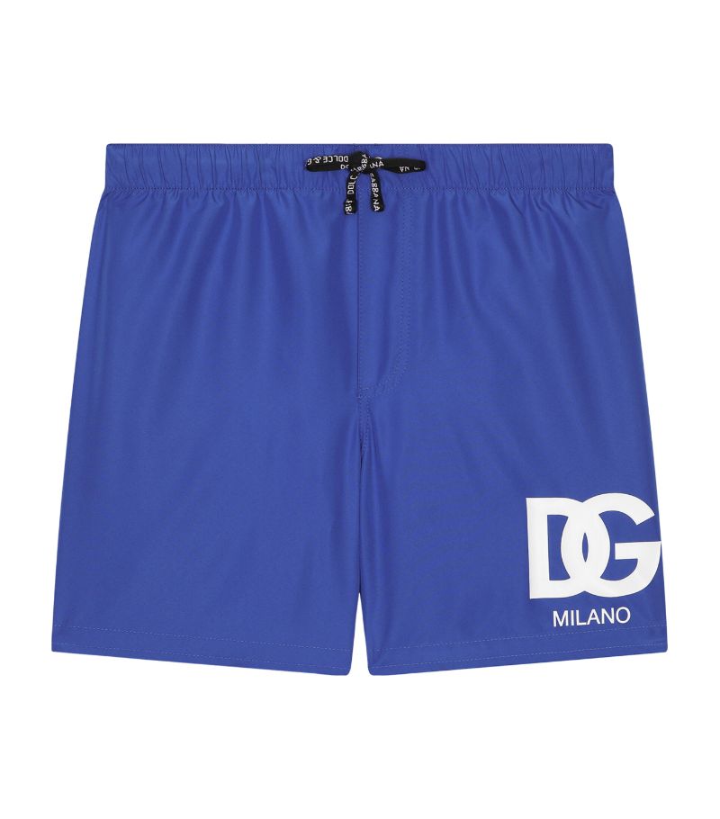 Dolce & Gabbana Dolce & Gabbana Kids Logo Swim Shorts (8-12 Years)