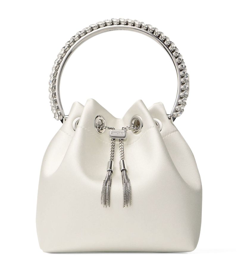 Jimmy Choo Jimmy Choo Satin Bon Bon Top-Handle Bag