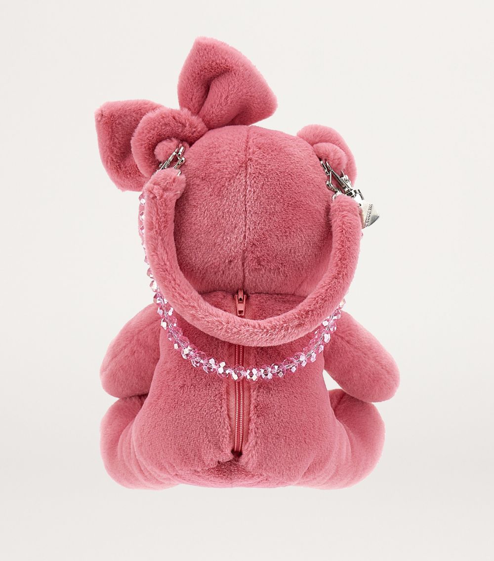 Monnalisa Monnalisa Teddy Bear Top-Handle Bag