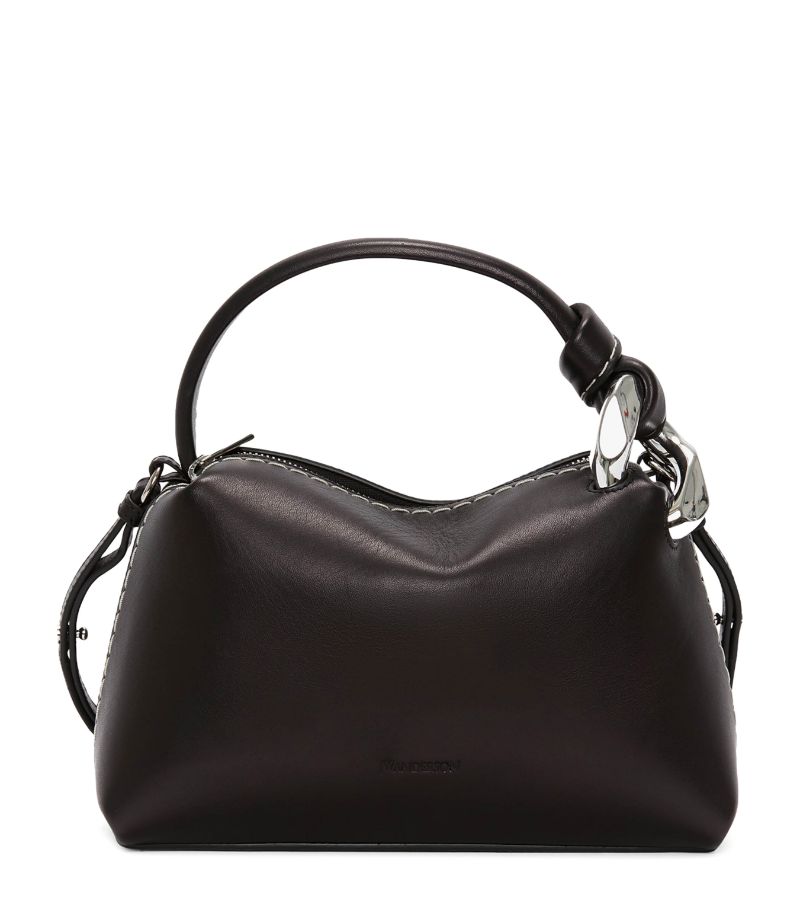 Jw Anderson Jw Anderson Small Leather Corner Cross-Body Bag