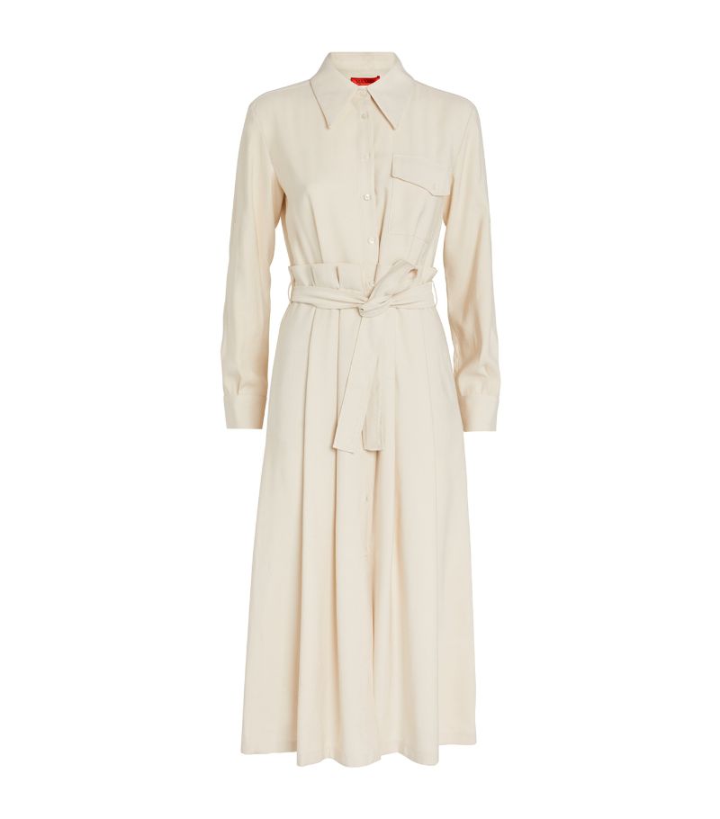 Max & Co. Max & Co. Twill Midi Shirt Dress