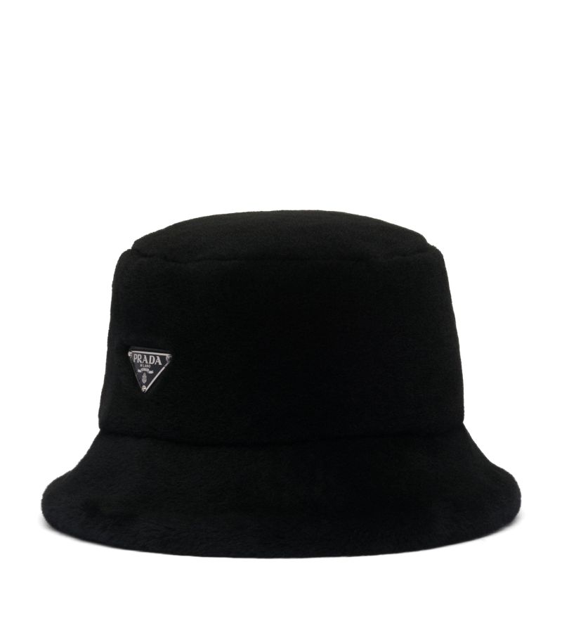 Prada Prada Shearling Bucket Hat