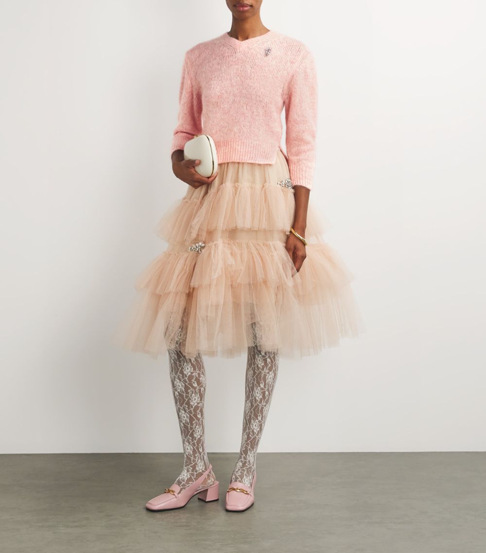 Simone Rocha Simone Rocha Alpaca-Blend V-Neck Sweater