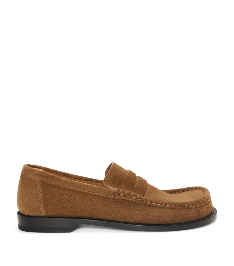 Loewe Loewe Suede Campo Loafers