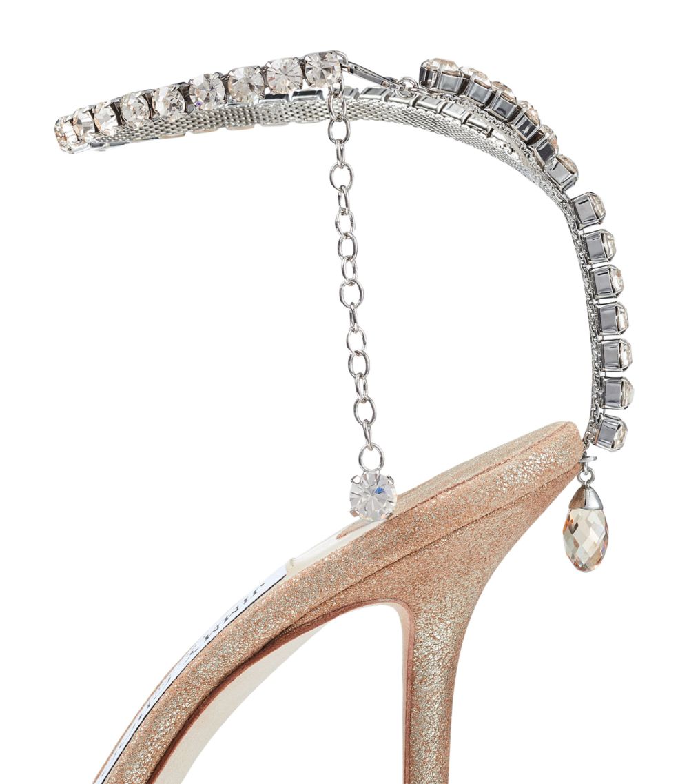 Jimmy Choo Jimmy Choo Saeda 100 Crystal-Embellished Pumps