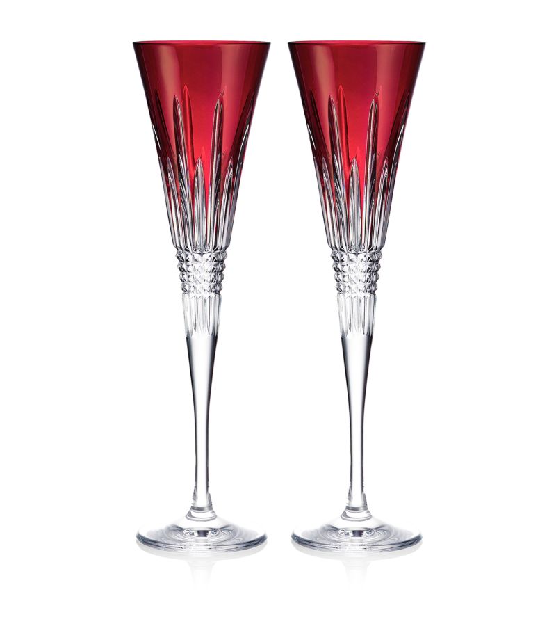 Waterford Waterford Set Of 2 Crystal New Year Celebration Champagne Flutes (200Ml)