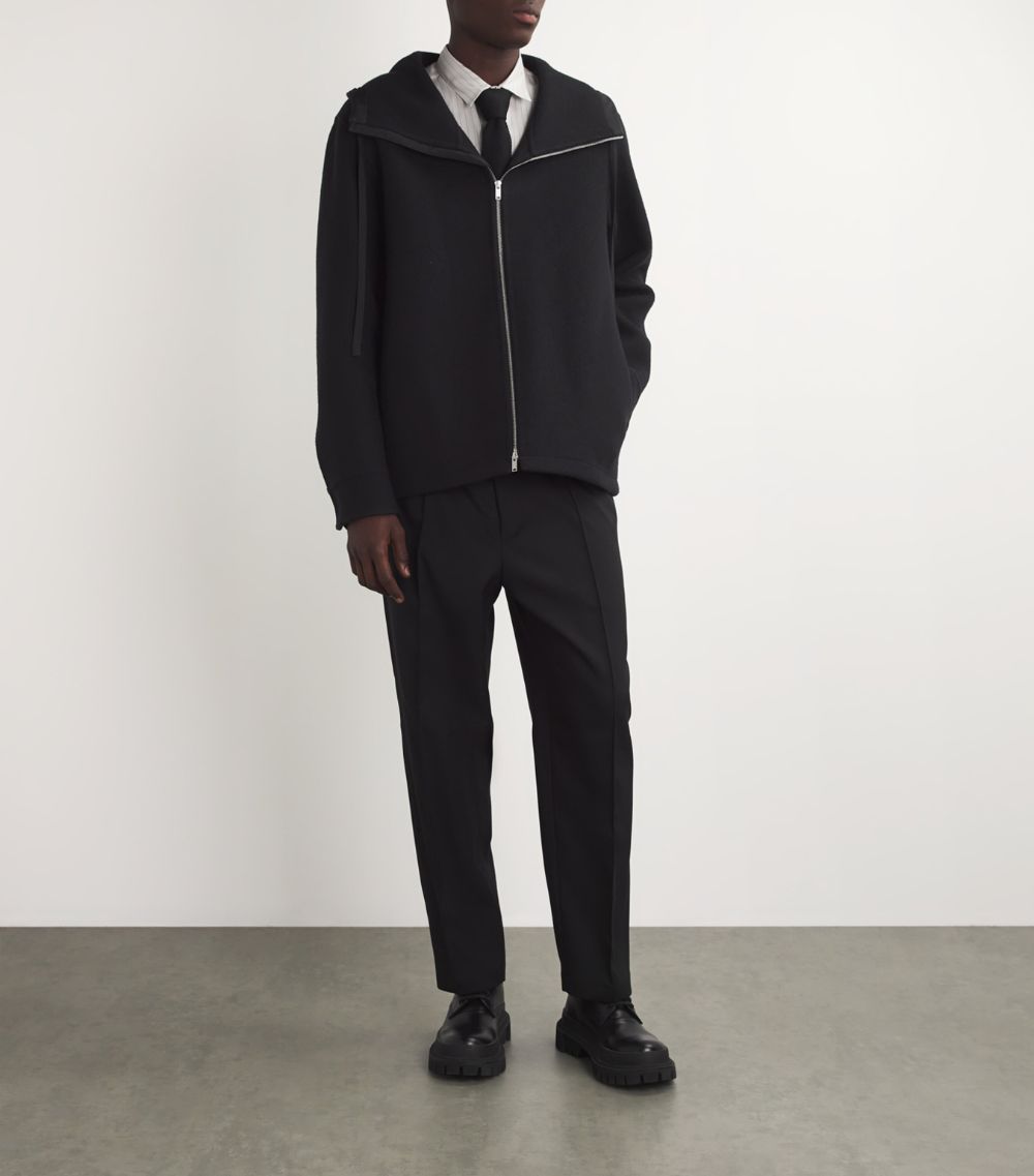 Jil Sander Jil Sander Wool Hooded Jacket