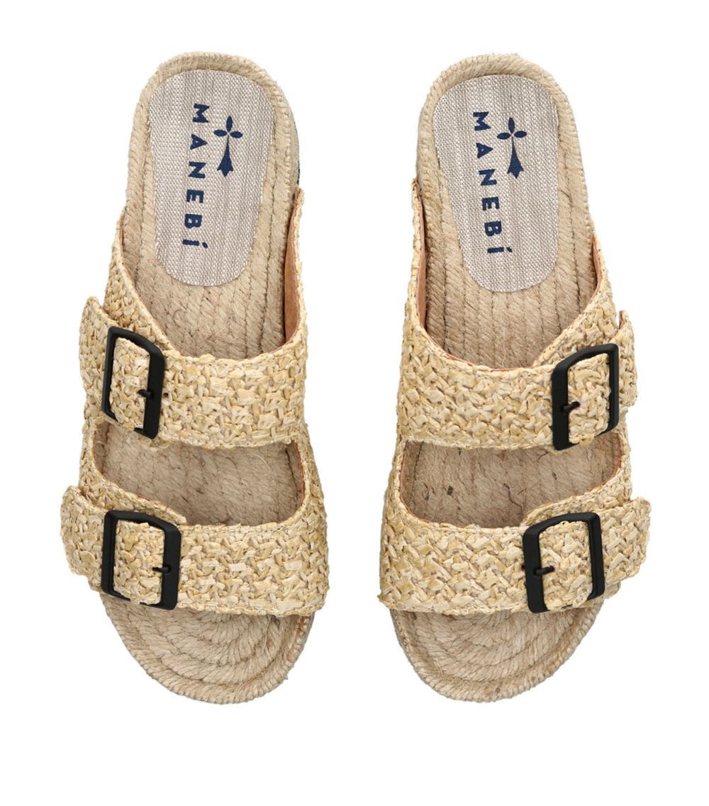 Manebi Manebi Raffia Yucatan Sandals