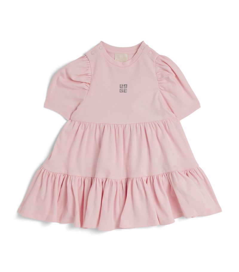 Givenchy Givenchy Kids Cotton Tiered Dress (6-18 Months)