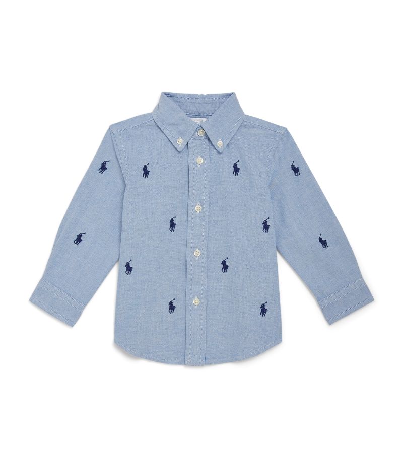 Ralph Lauren Kids Ralph Lauren Kids Cotton Polo Pony Shirt (3-24 Months)