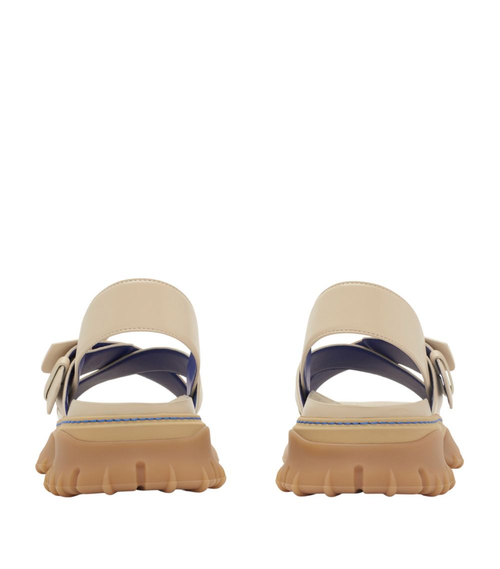 Burberry Burberry Leather Pebble Sandals