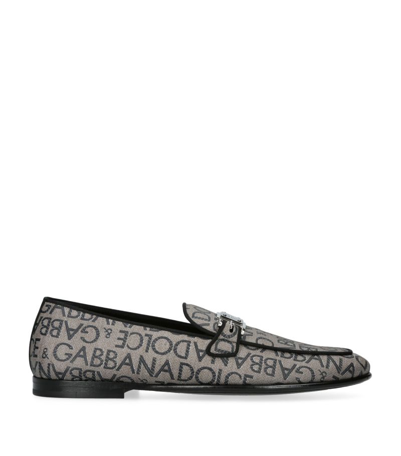 Dolce & Gabbana Dolce & Gabbana Canvas Dg Loafers