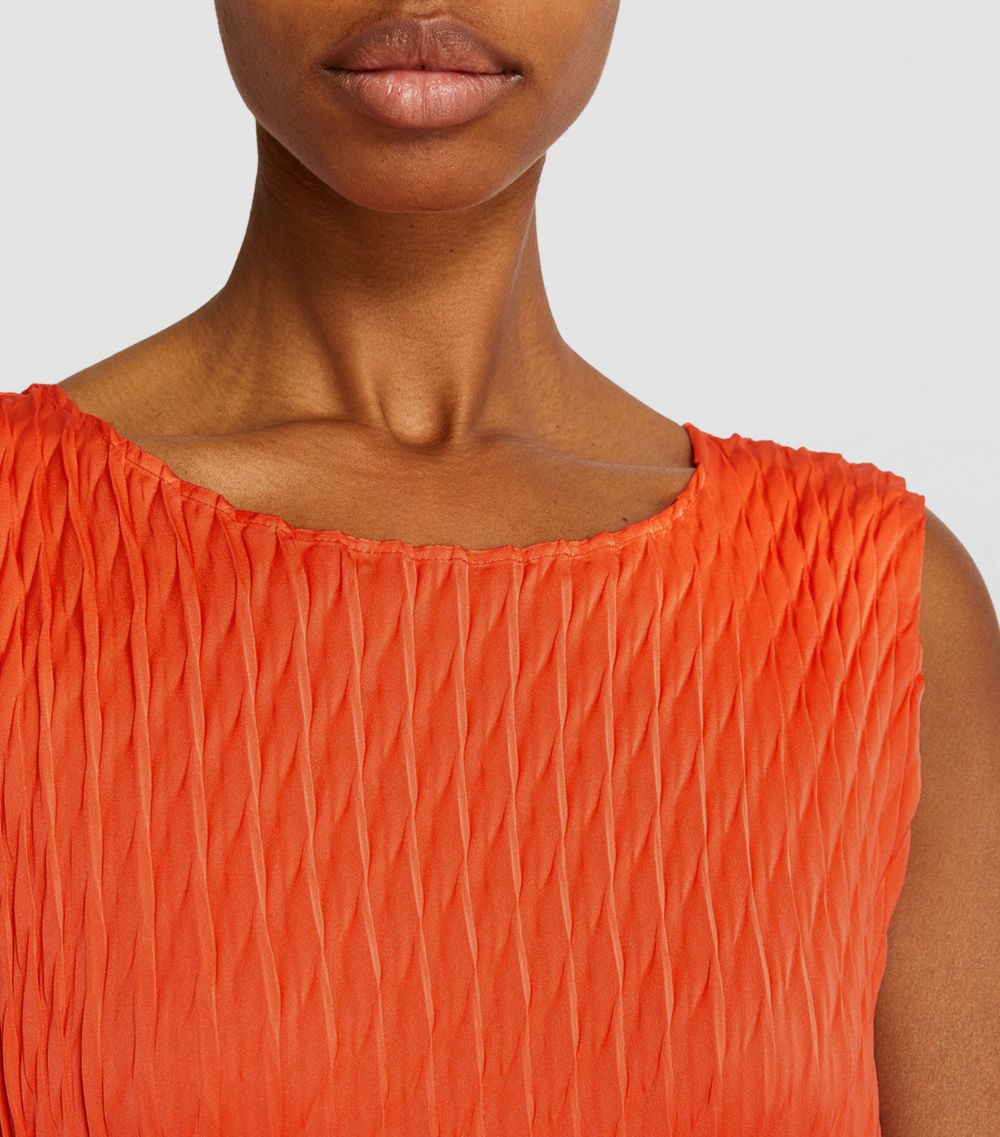 Issey Miyake Issey Miyake Diffused Pleats Maxi Dress