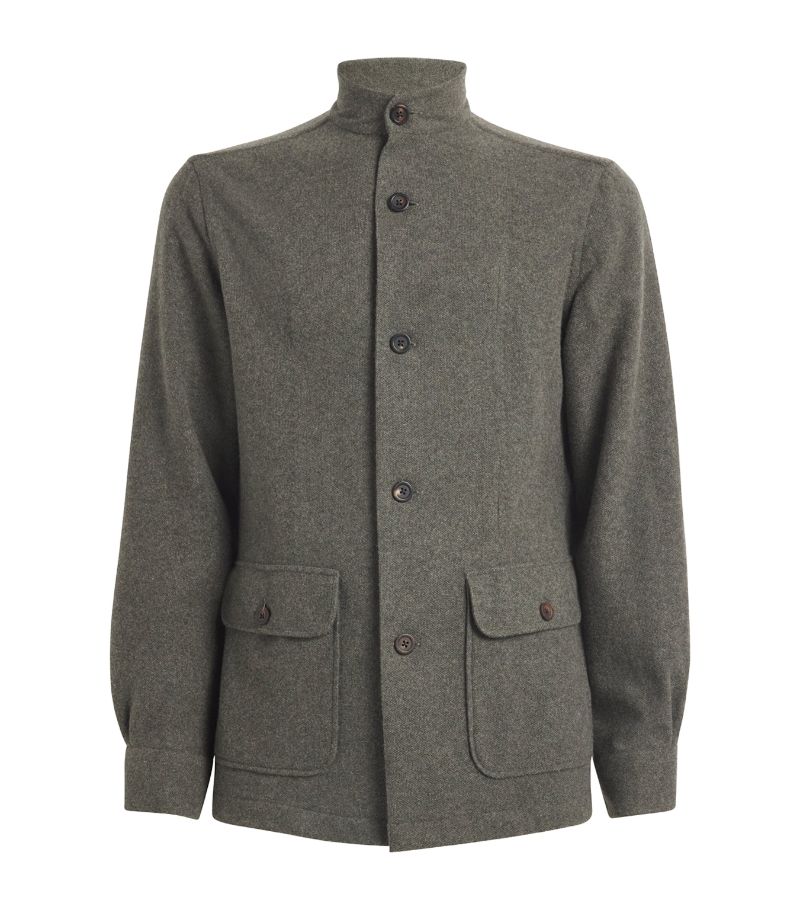  100Hands Cashmere High-Neck Jacket