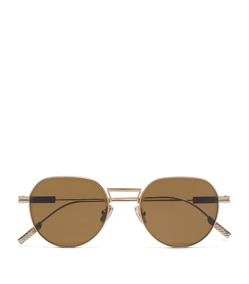 zegna Zegna Tinted-Lens Sunglasses