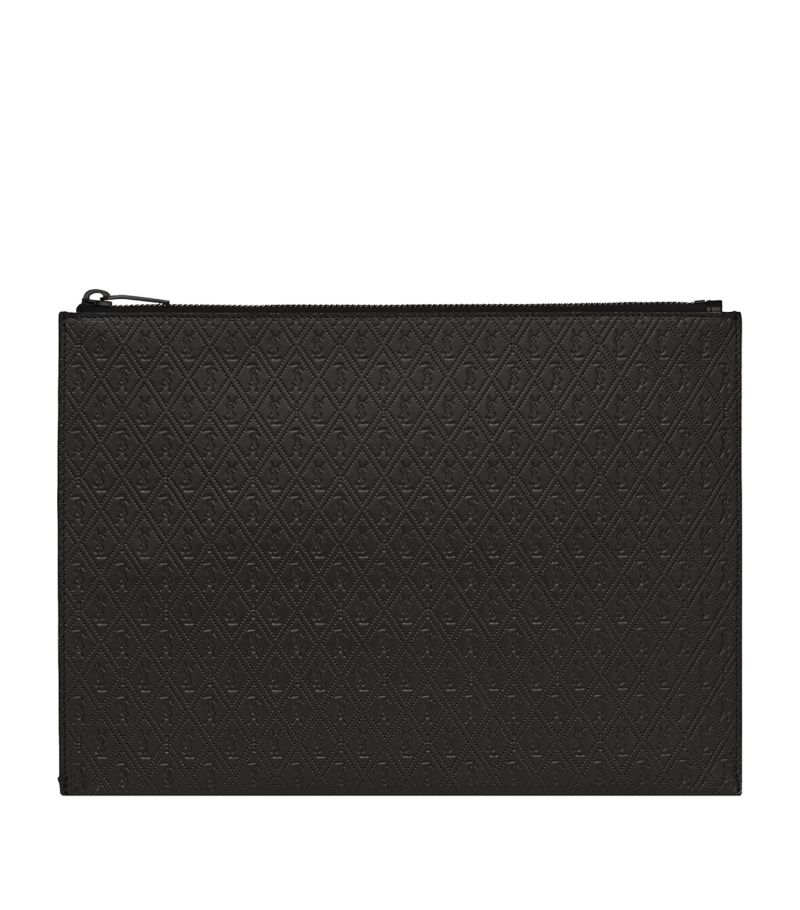 Saint Laurent Saint Laurent Leather Zipped Tablet Holder