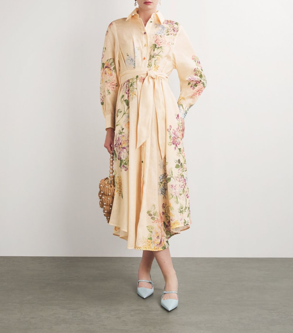 Zimmermann Zimmermann Linen Floral Halliday Dress