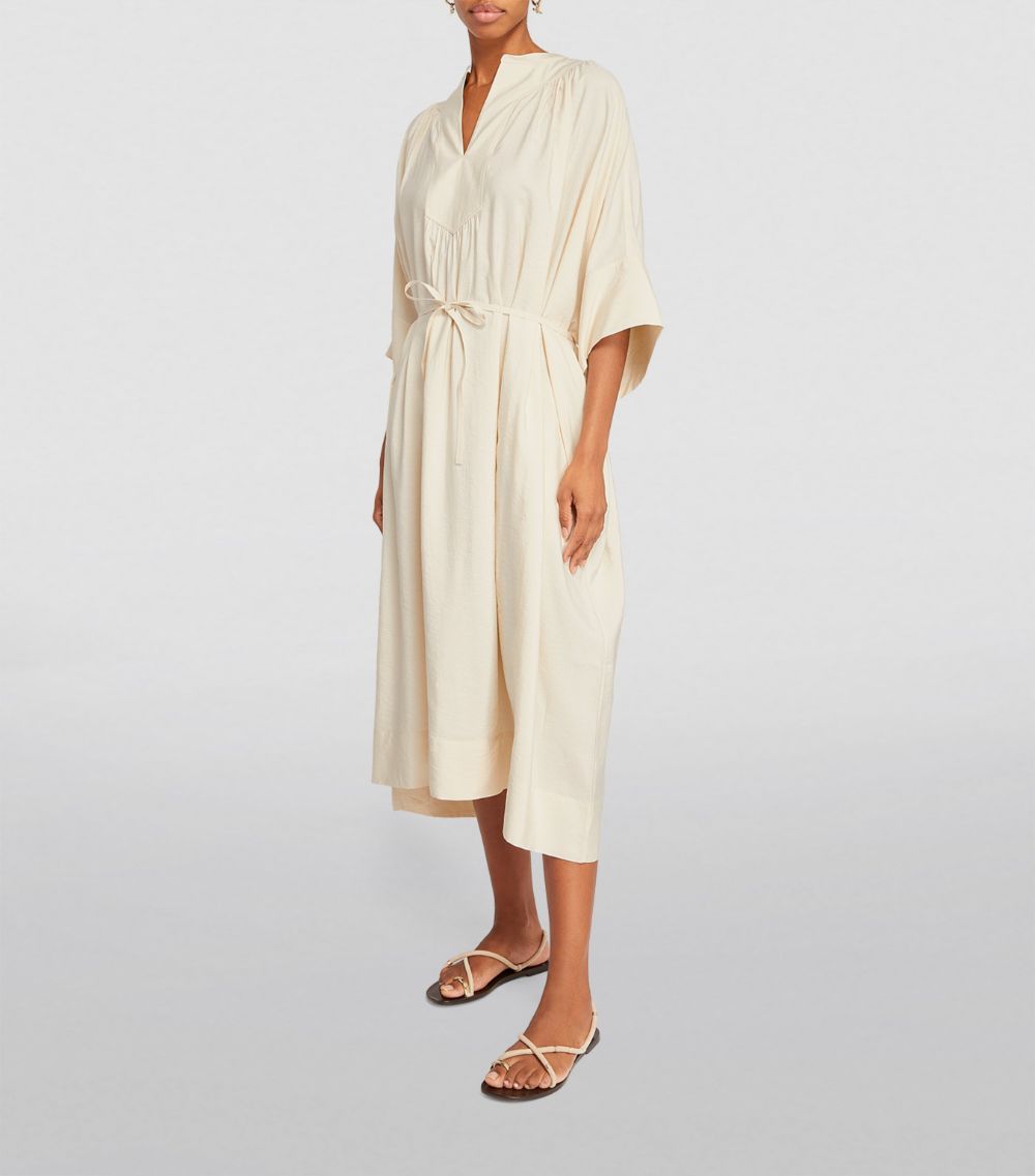 Yves Salomon Yves Salomon Silk-Blend Midi Dress