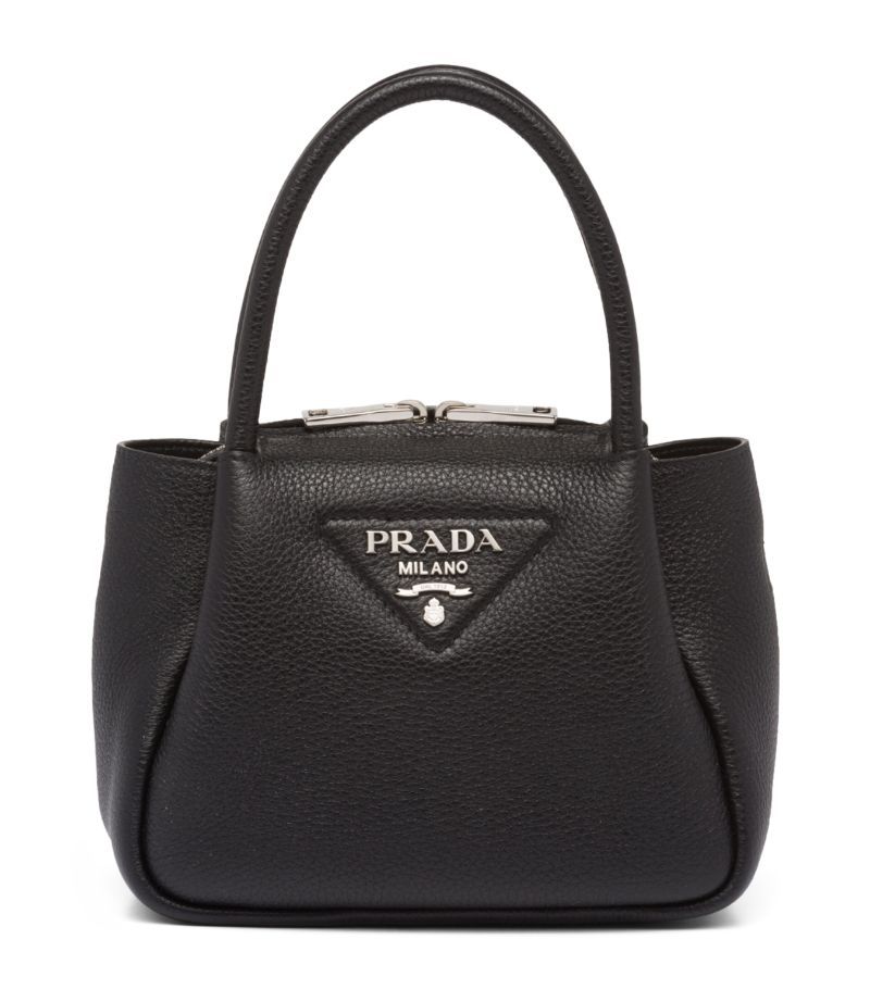 Prada Prada Mini Leather Top-Handle Bag