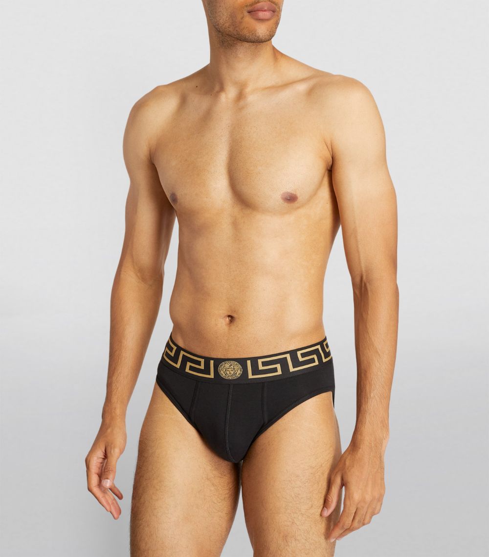 Versace Versace Iconic Greca Briefs (Pack Of 3)