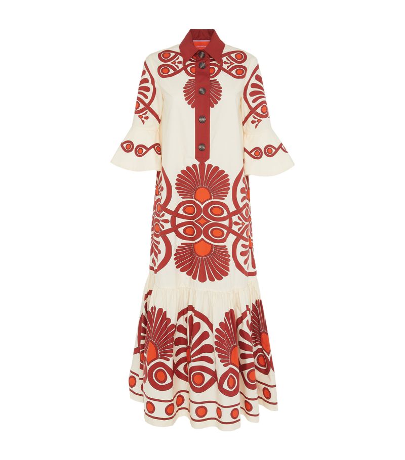 La Doublej La Doublej Printed Artemis Midi Dress