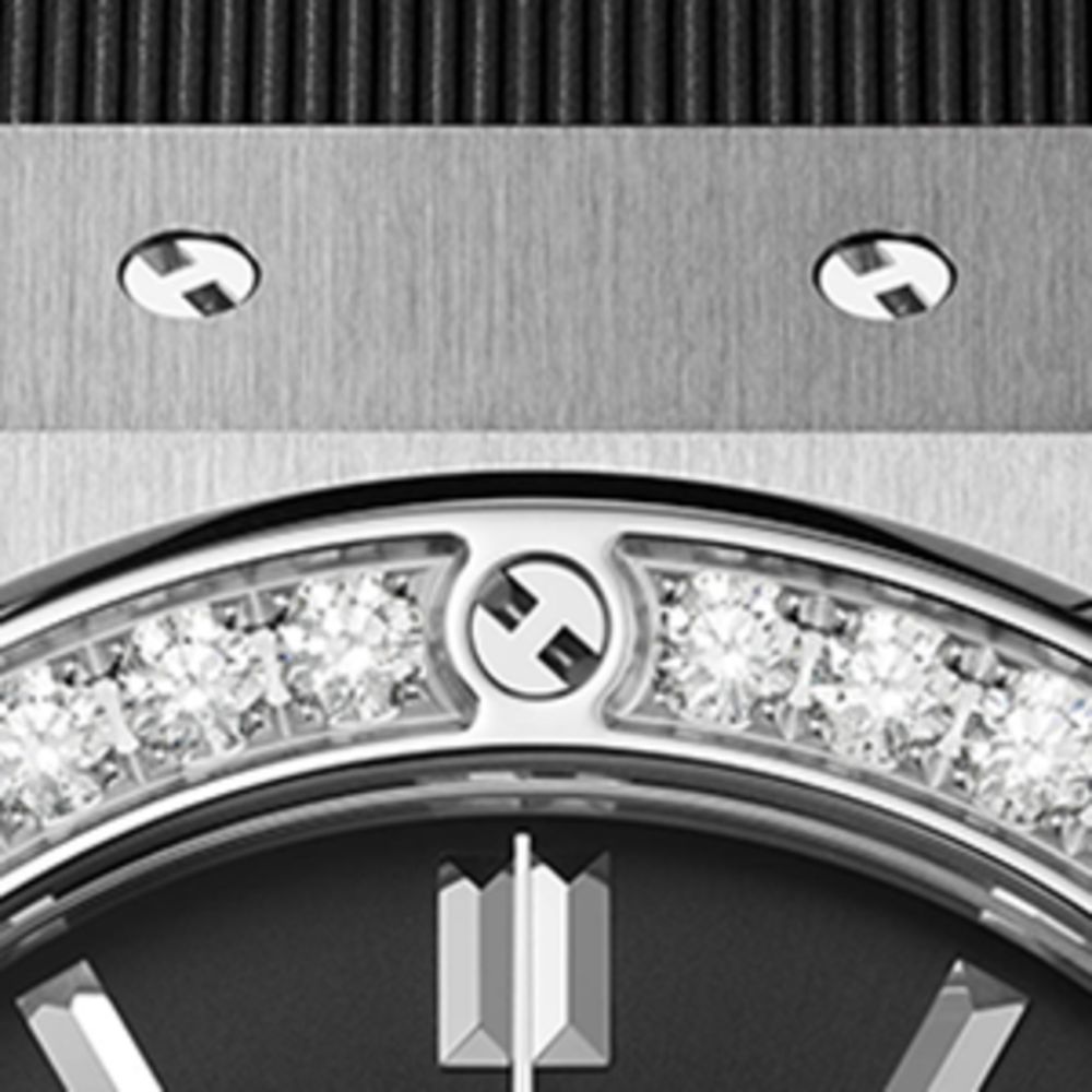 Hublot Hublot Titanium And Diamond Classic Fusion Watch 38Mm