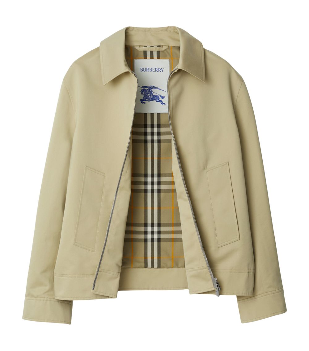 Burberry Burberry Cotton-Silk Harrington Jacket