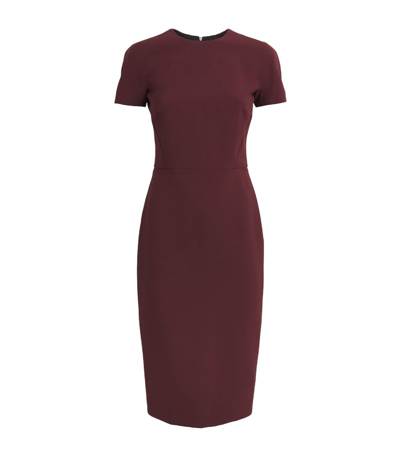 Victoria Beckham Victoria Beckham Fitted T-Shirt Midi Dress