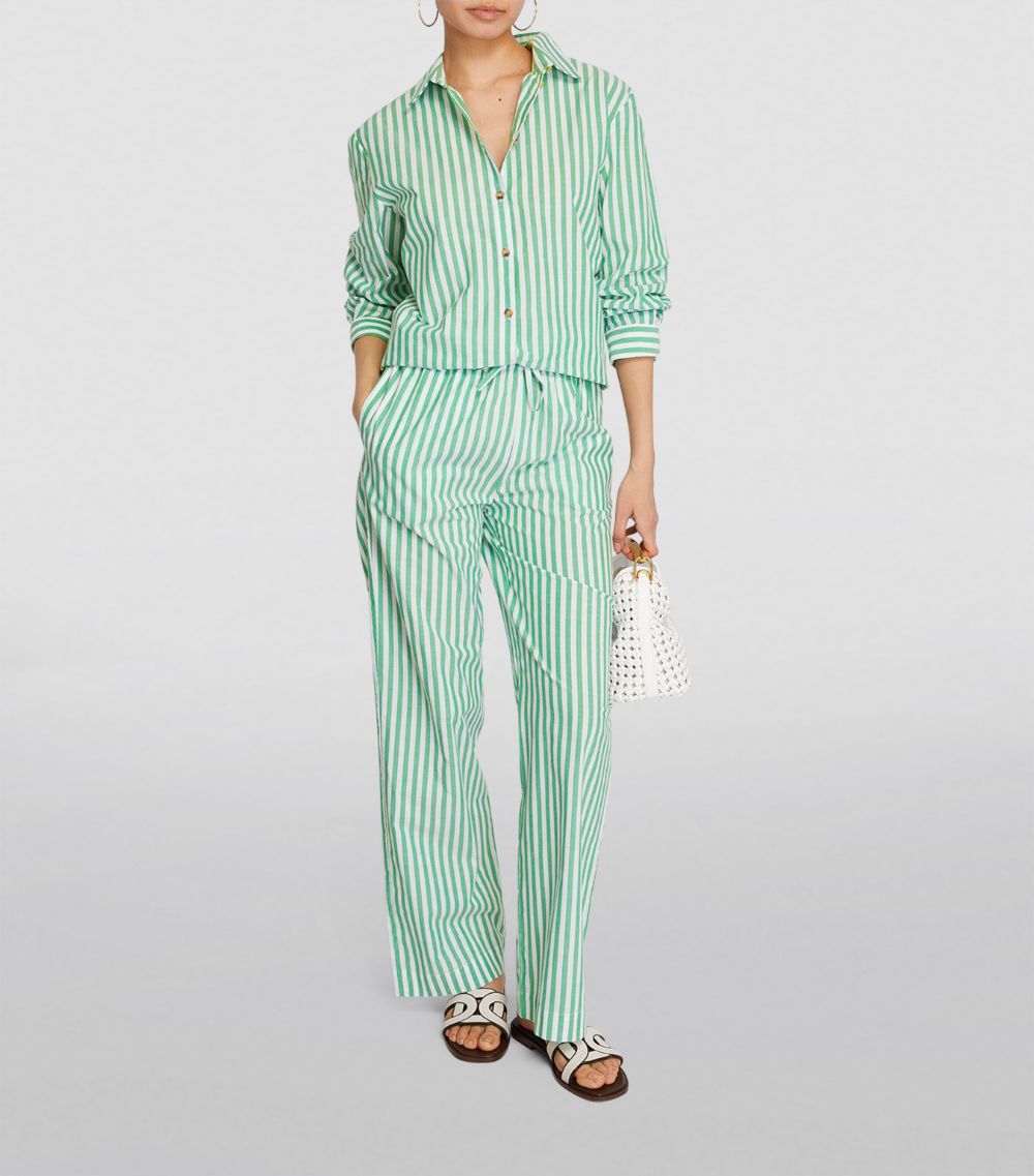 Asceno Asceno Striped London Pyjama Bottoms